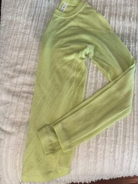 Lululemon Lightweight Boolux Sweater-crispen green